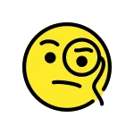 Face With Monocle SVG Icon